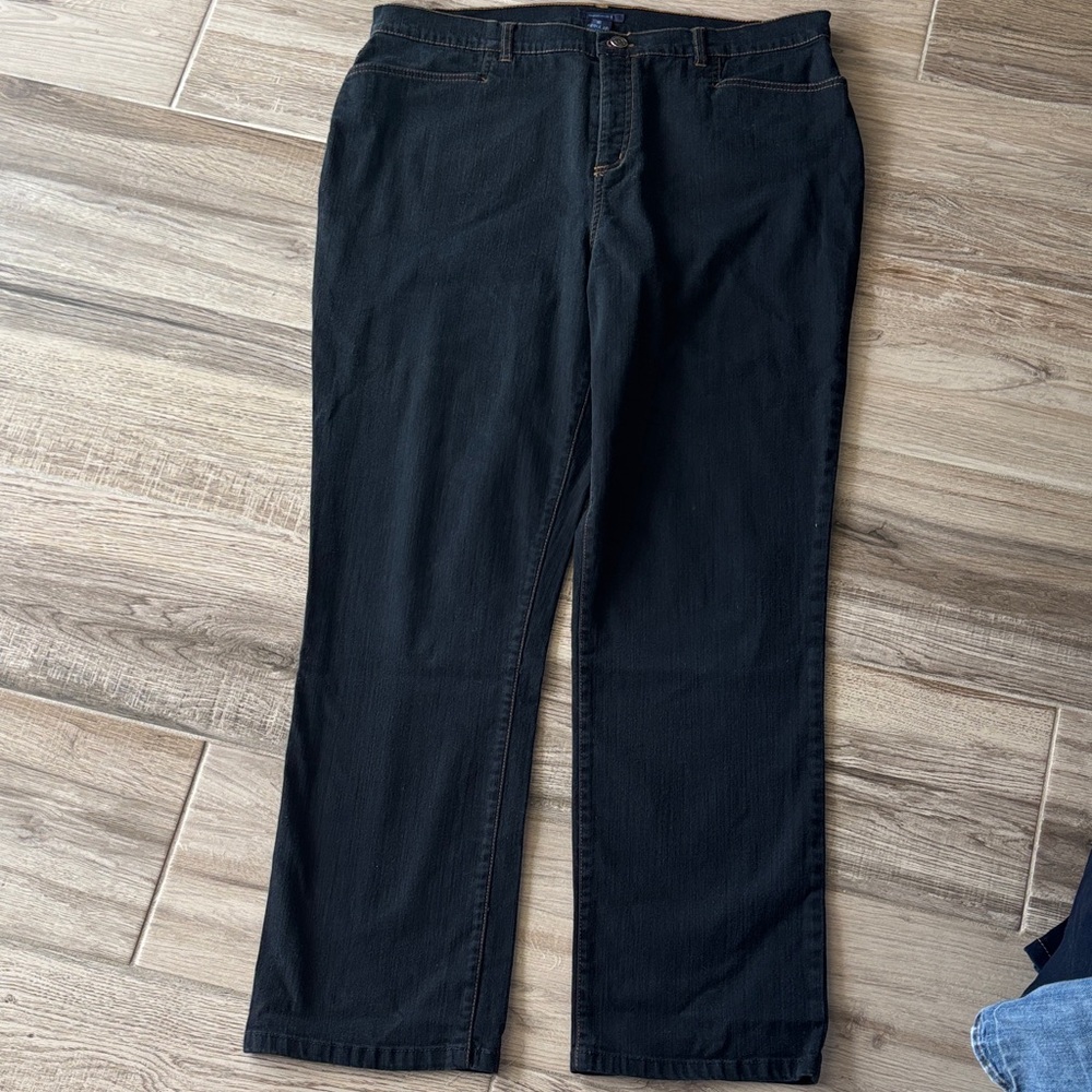 Westbound Black jeans in size 16 with Contrast Stitching - Picture 2 of 3